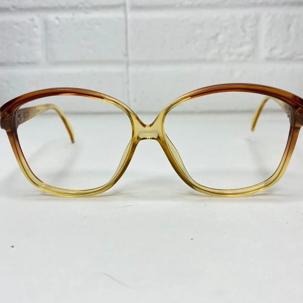 Vintage Terri Brogan 8786 30‎ Optyl Transparent Oval Sunglasses Frame NOS H2691